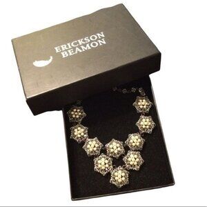 Erickson Beamon BIB necklace signed boho retro cluster with box